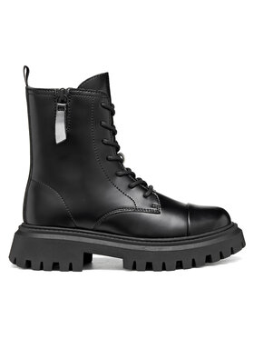 Geox Geox Gležnjarji J Maquinnens Girl J66M6A 000CN C9999 M Črna