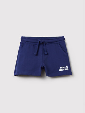 OVS OVS Sportske kratke hlače 1494865 Tamnoplava Regular Fit