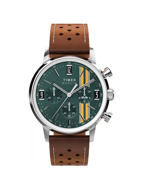 Timex Timex Zegarek TW2W99100 Brązowy