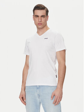 SCHOTT N.Y.C. SCHOTT N.Y.C. Marškinėliai TSCASUALV Balta Regular Fit