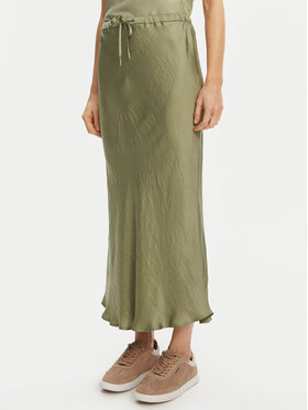 Marella Marella Midi sukňa No 2513101055 Zelená Regular Fit