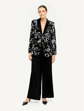 KMX KMX Marynarka 107470007 Czarny Fitted Fit