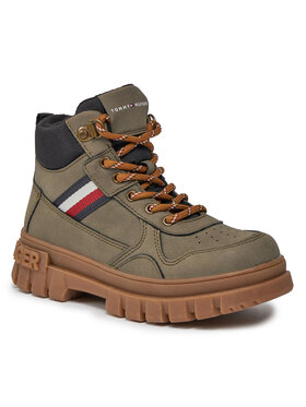 Tommy Hilfiger Tommy Hilfiger Μποτίνια T3B5-33157-0316409 M Καφέ