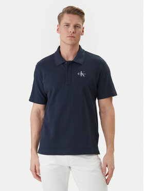 Calvin Klein Jeans Calvin Klein Jeans Tricou polo Easy Monologo LV04RF209G Bleumarin Regular Fit