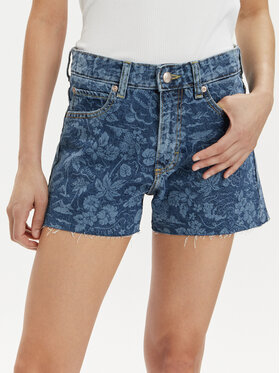 Lee Lee Szorty jeansowe Rider 112349596 Niebieski Straight Fit