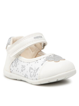 Geox Geox Halbschuhe B Elthan G. B B251QB 0AW54 C0007 Weiß
