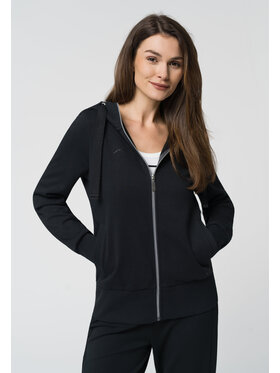 Volcano Volcano Bluza B-ALEXA Czarny Regular Fit