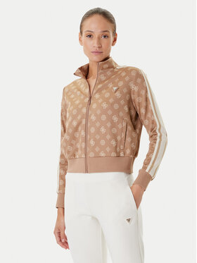 Guess Guess Bluza V5YQ07 K0282 Brązowy Regular Fit