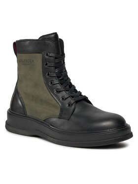 Tommy Hilfiger Tommy Hilfiger Μποτίνια Th Everyday Core Mix Boot FM0FM04908 Μαύρο