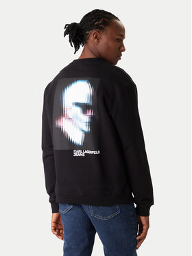 Karl Lagerfeld Jeans Karl Lagerfeld Jeans Sweatshirt B1M20052 Schwarz Regular Fit