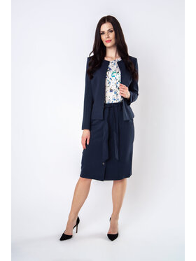 QUIOSQUE QUIOSQUE Marynarka TARTU BLAZER Granatowy Regular Fit
