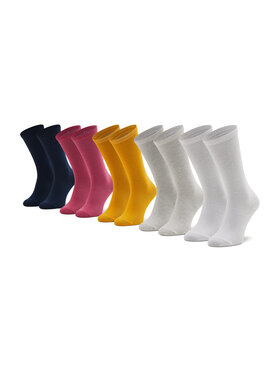 OVS OVS Set od 5 pari unisex visokih čarapa 1329162 144 Tamnoplava