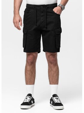 PITBULL PITBULL Szorty materiałowe PROCTOR Czarny Regular Fit