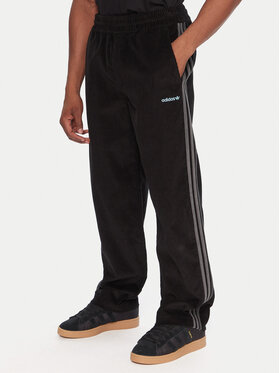 adidas adidas Spodnji del trenirke Corduroy JX3107 Črna Regular Fit