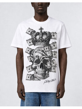 PHILIPP PLEIN PHILIPP PLEIN T-Shirt 31297 Bílá Regular Fit
