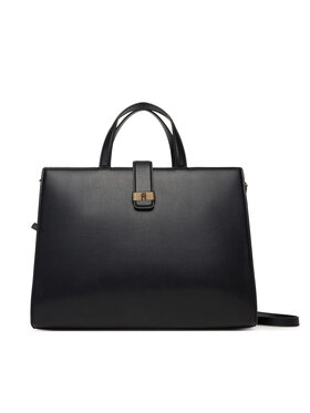 Tommy Hilfiger Tommy Hilfiger Handtasche Th Heritage Satchel AW0AW18287 Schwarz