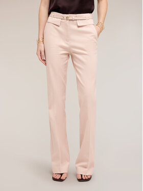 Motivi Motivi Spodnie materiałowe P080Q004526N006 Różowy Flare Fit