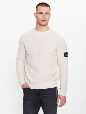 Calvin Klein Jeans Calvin Klein Jeans Pullover J30J323412 Écru Regular Fit