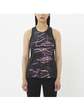 Salomon Salomon Koszulka techniczna SHAKEout CORE GRAPHIC TANK GFX Czarny Regular Fit