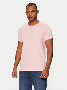 Tommy Hilfiger Tommy Hilfiger T-krekls MW0MW10800 Rozā Slim Fit