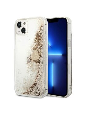 Guess Guess Etui na telefon iPhone 14 Złoty