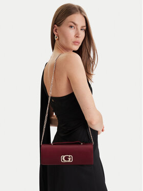 Guess Guess Torebka Zalina Mini HWSE93 50720 Bordowy