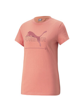 Puma Puma T-Shirt 673301 Różowy Regular Fit