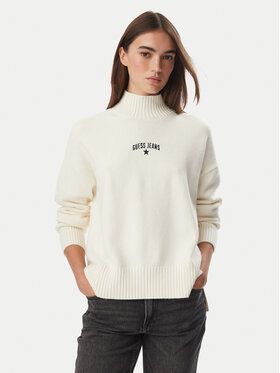 Guess Jeans Guess Jeans Светр W6BR09 Z1252 Кремовий Relaxed Fit