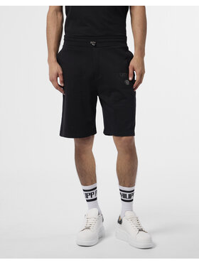 PHILIPP PLEIN PHILIPP PLEIN Sportovní kraťasy 26001 Černá Jogger Fit