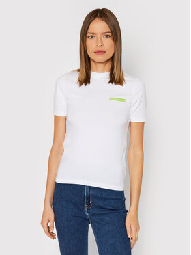 Calvin Klein Jeans Calvin Klein Jeans T-shirt J20J217295 Bijela Regular Fit