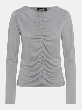 Pieces Pieces Blúz Anora 17151339 Szürke Slim Fit