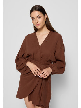 BIZUU BIZUU Letní šaty MOULINS Hnědá Standard Fit