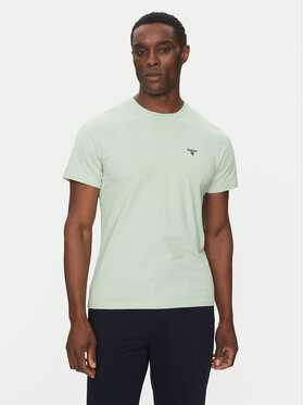 Barbour Barbour T-krekls Essential Sports MTS0331GN45 Zaļš Tailored Fit