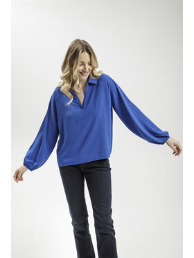 Cross Jeans Cross Jeans Koszula 75428-538 Niebieski Regular Fit
