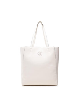 Calvin Klein Calvin Klein Ročna torba Minimal Monogram Shopper32 K60K609292 Bež