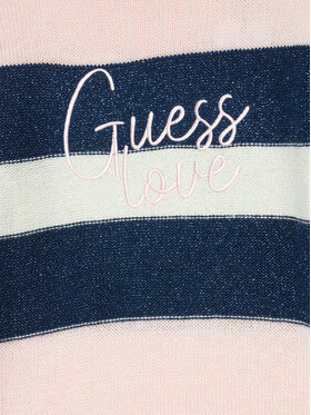 Guess Pletena Obleka K4BK03 Z2V70 Roza Regular Fit