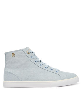 Tommy Hilfiger Tommy Hilfiger Sneakersy Th Chic Low Profile Mid Cut FW0FW09356 Błękitny