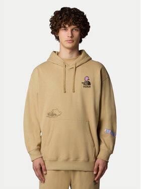 The North Face The North Face Mikina Unisex Mountain Cleanup NF0A8C2V Béžová Oversize