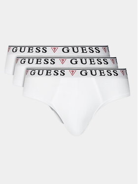 Guess Guess Set od 3 para muških slip gaća U97G00 KCD31 Bijela