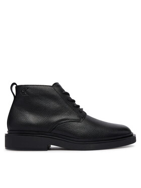 Calvin Klein Calvin Klein Auliniai batai Sq Rubber Desert Boot Lth HM0HM02352 Juoda