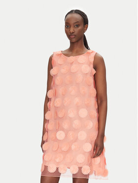 Bruuns Bazaar Bruuns Bazaar Sukienka koktajlowa Wega BBW4544 Koralowy Regular Fit