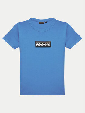 Napapijri Napapijri Tricou Chamois NP0A4ILE S Albastru Regular Fit