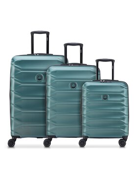 Delsey Paris Delsey Paris Komplet walizek 301416 Niebieski jasny
