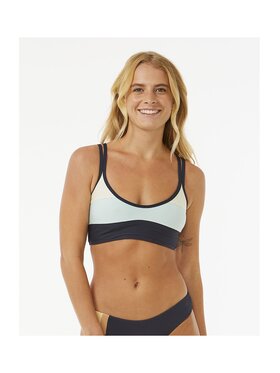 Rip Curl Rip Curl Góra od bikini Block Party Spliced Crop Granatowy