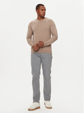 Sisley Pulover 10F2S1C78 Bež Slim Fit