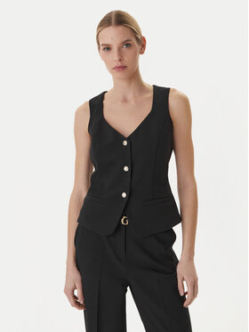 Guess Guess Prsluk W6GH49 W1895 Crna Slim Fit