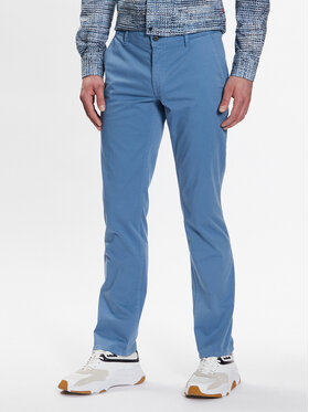 Boss Boss Spodnie materiałowe 50470813 Niebieski Slim Fit