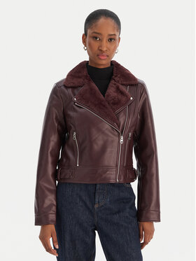 Vero Moda Vero Moda Bunda z imitácie kože Hailey 10250405 Fialová Regular Fit