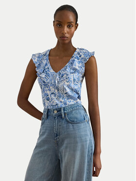 LAUREN RALPH LAUREN LAUREN RALPH LAUREN Halenka 200P13316001 Světle modrá Slim Fit