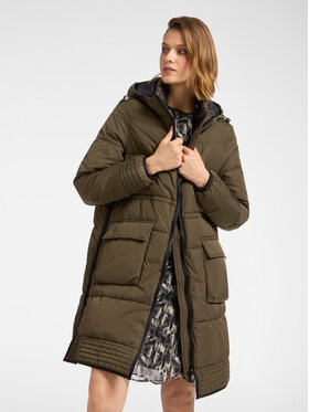 Elena Mirò Elena Mirò Giubbotto piumino F205P000122N025 Verde Regular Fit